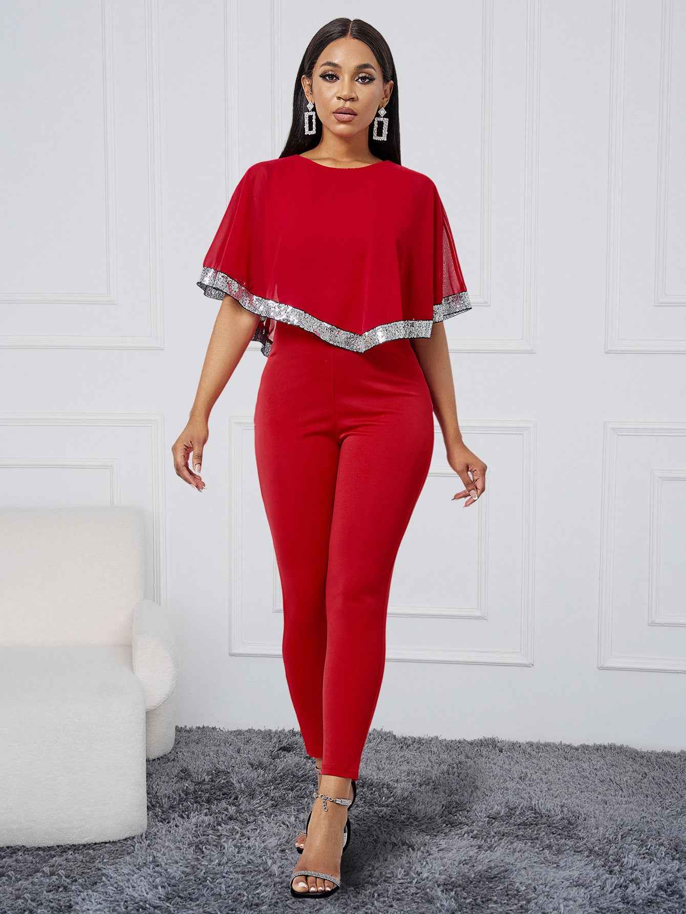 Sequ Stitching Jumpsuit