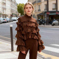 Comfortable Ruffled Blouse