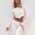 Long Sleeve Cropped T-shirt for Women