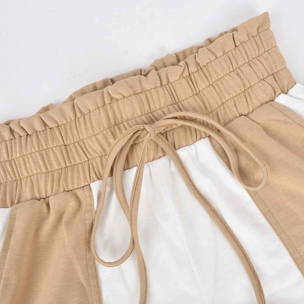 Summer Multi Contrast Color Bottoms for Women