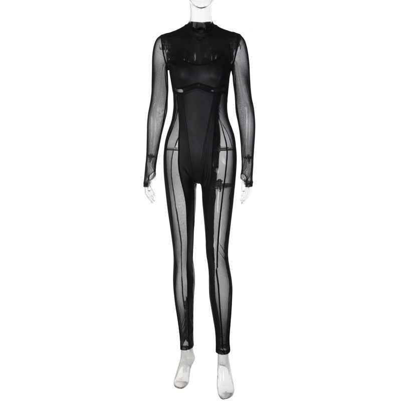Women's Mesh Jumpsuit