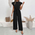 Lace Collar Jumpsuit