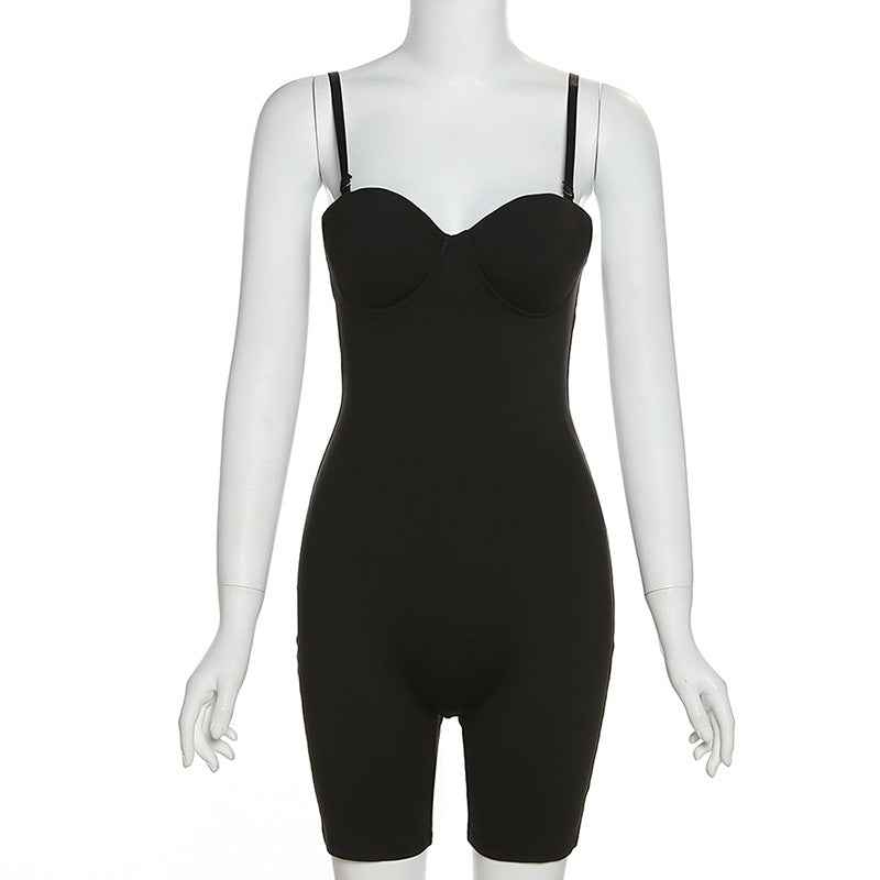 Romper Slim Fit Backless