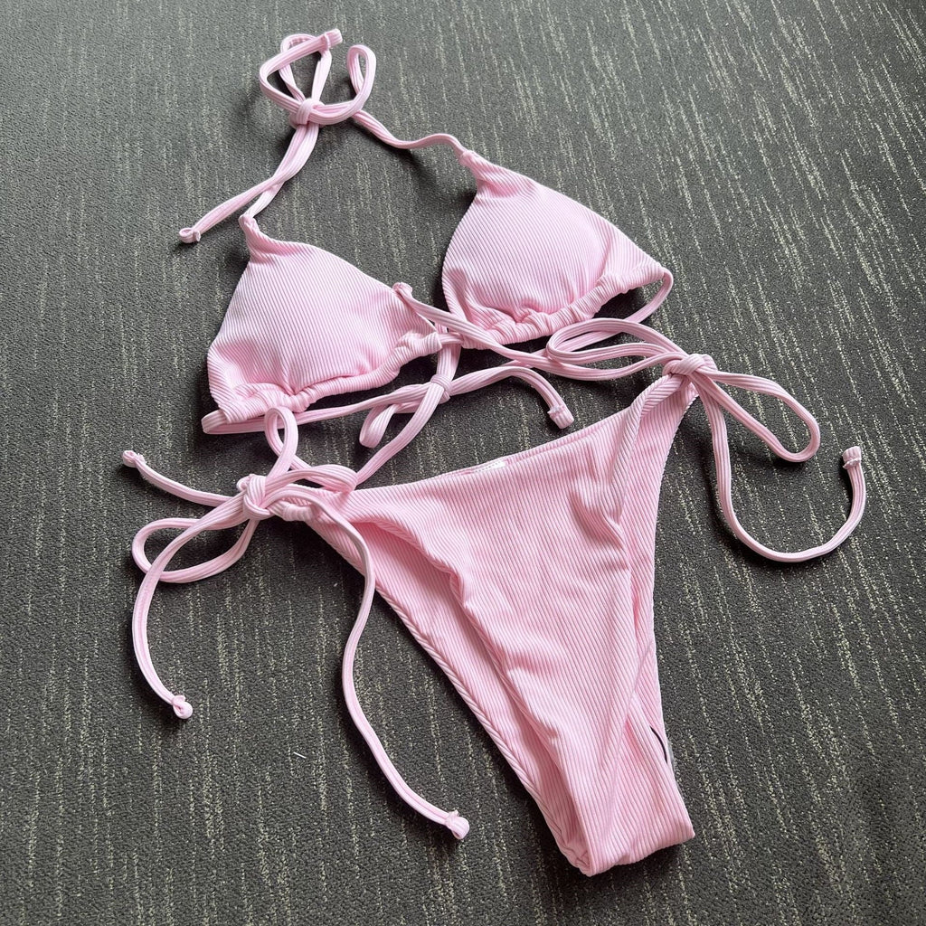 Sexy Three Point Bikini Split Swimsuit Women Beach Spring Swimsuit Bikini
