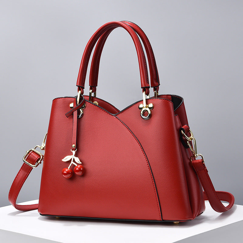 Women's Crossbody Shoulder Bag - High-Grade Leather Handbag for Women