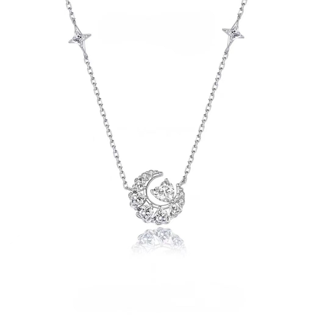 Dreamy Moon & Butterfly Necklace