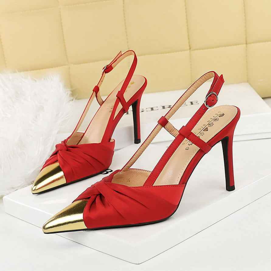 Cocktail High Heels Stiletto Heel Satin Bow