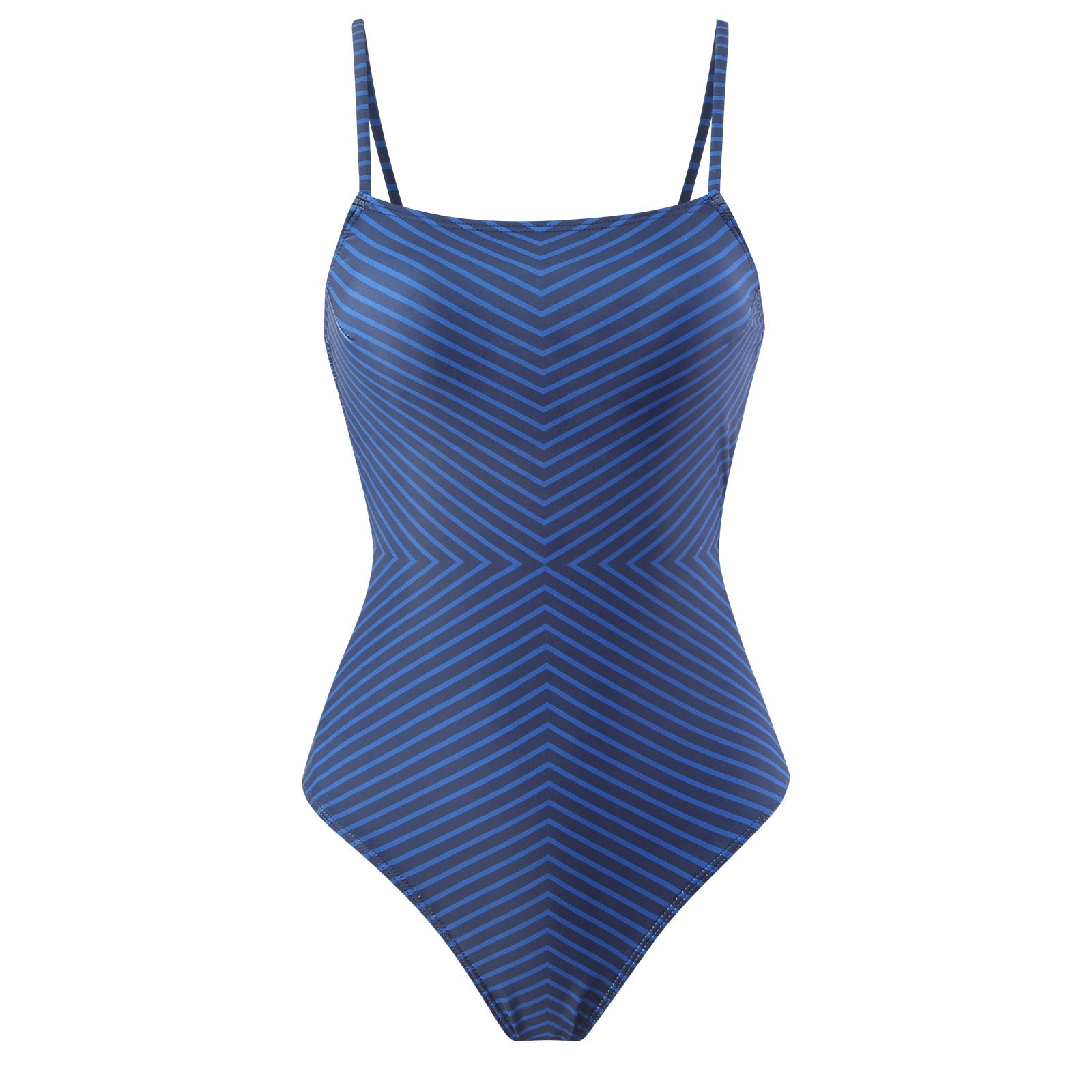 Sexy One Piece Swimsuit Women Bikini Striped Printed Gauze Skirt Swimsuit Bikini