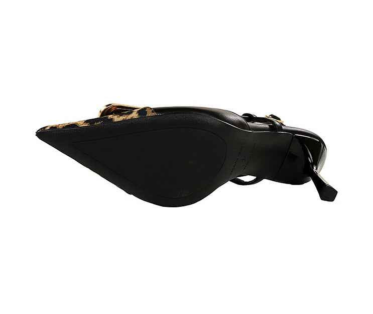 Back Strap Stiletto Heel Pumps for Women