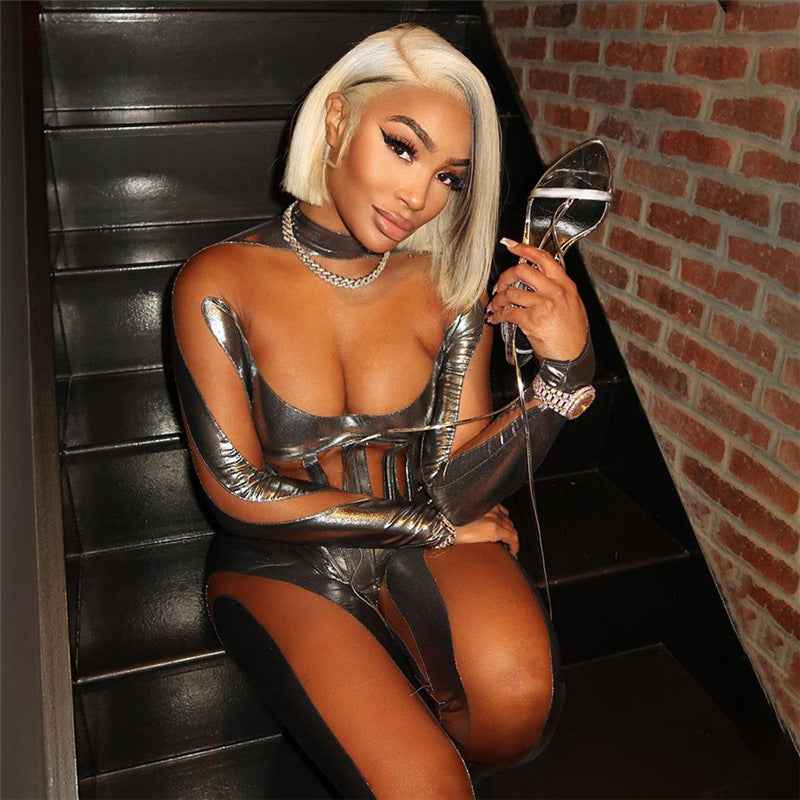 Metallic Jumpsuit for Women