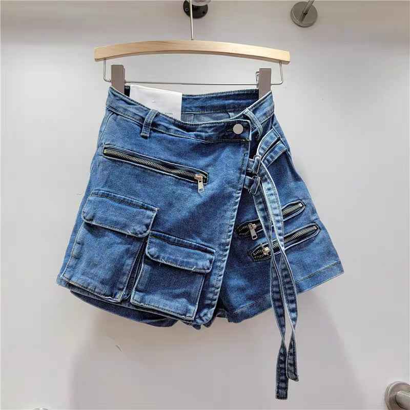 Women's Bottoms Denim Skort