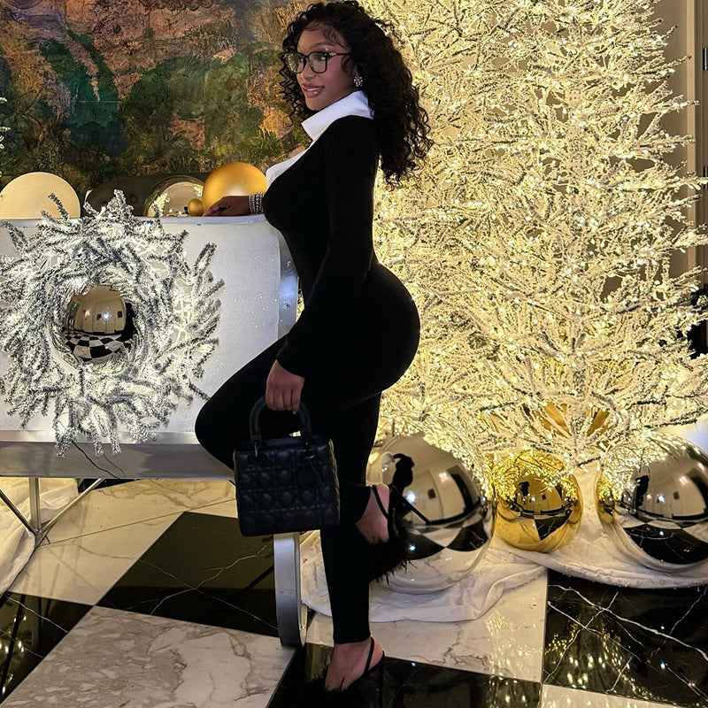 Elegant Jumpsuit Long Sleeve