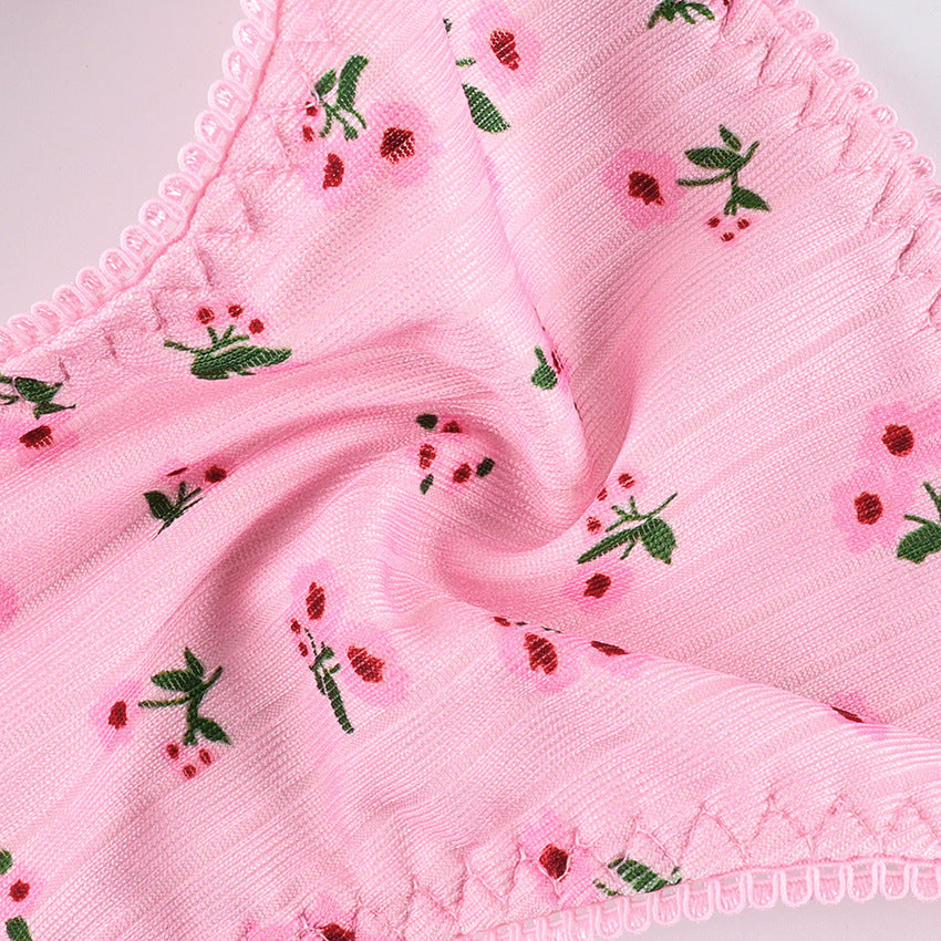 Spring Summer Lingerie Two Piece Set Casual