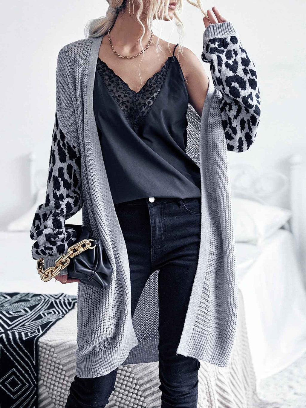 Knitted Cardigan Sweater