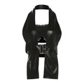 Women's Solid Color Slim Tube Top Fashion Halter Skirt Two-piece Set