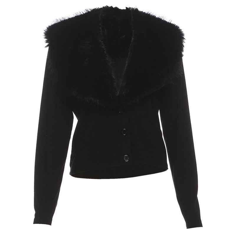 Furry Cardigan Jacket for Women