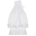 Halter Spaghetti Strap Backless Lace Blouse