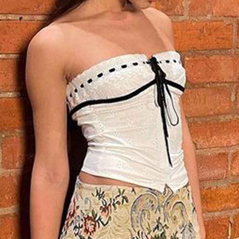 Pleated Jacquard Lace MUNSIEUR
