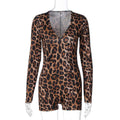 Leopard Print Romper