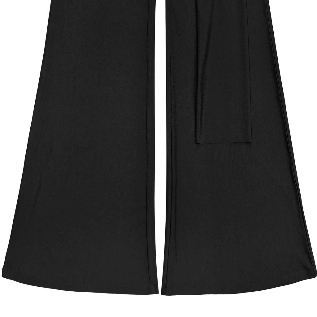 Solid Color Elegant Halter Jumpsuit
