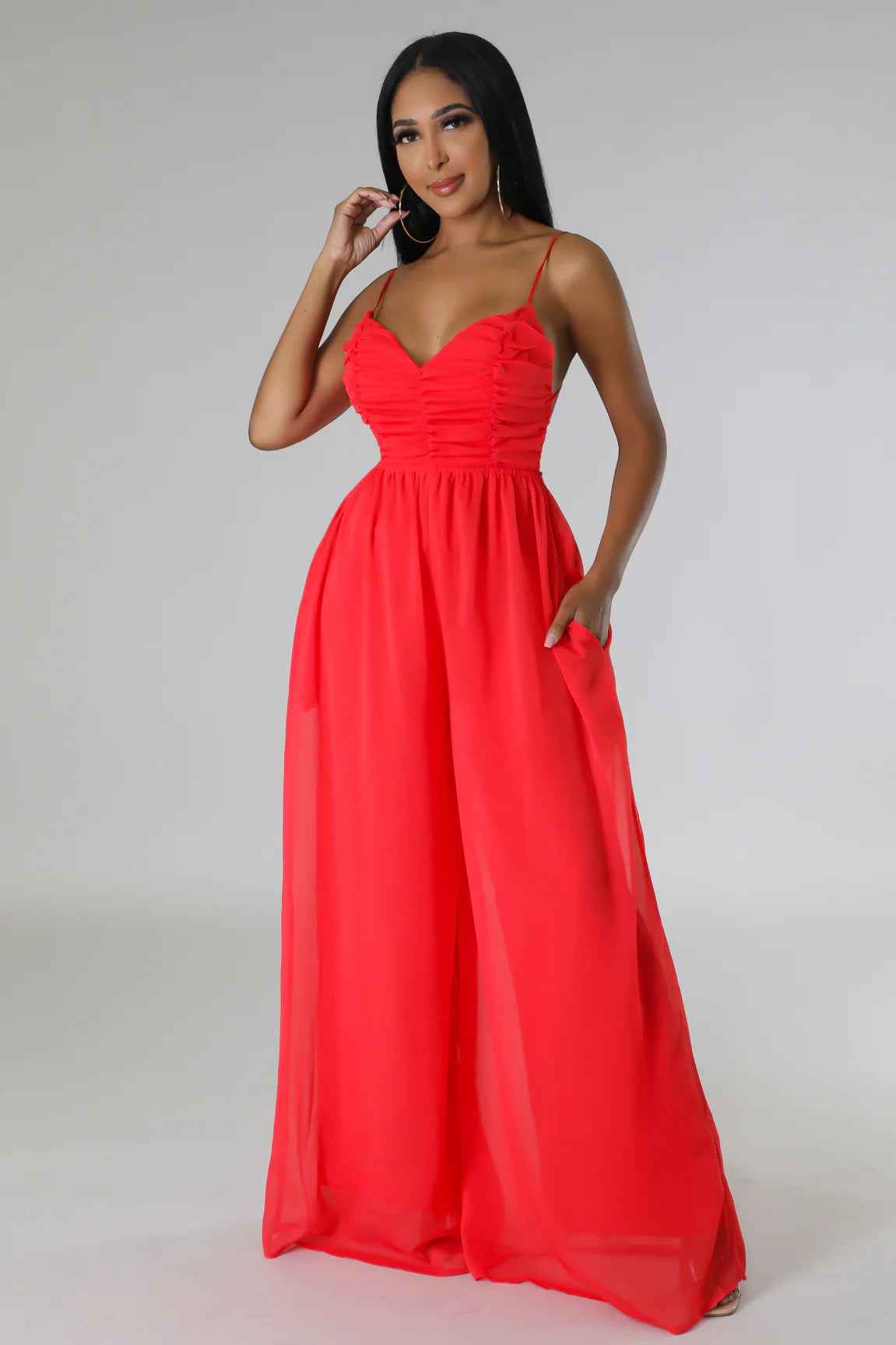 Summer Sling Backless Sexy Solid Color Women Jumpsuit Casual