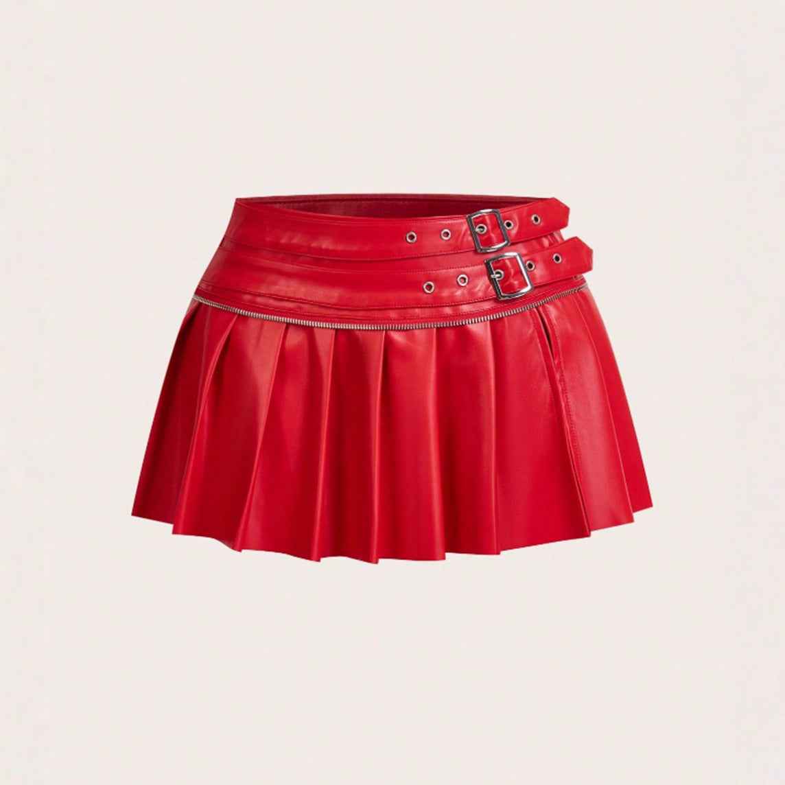 Sexy Pleated Skirt Pleated Split Skirt