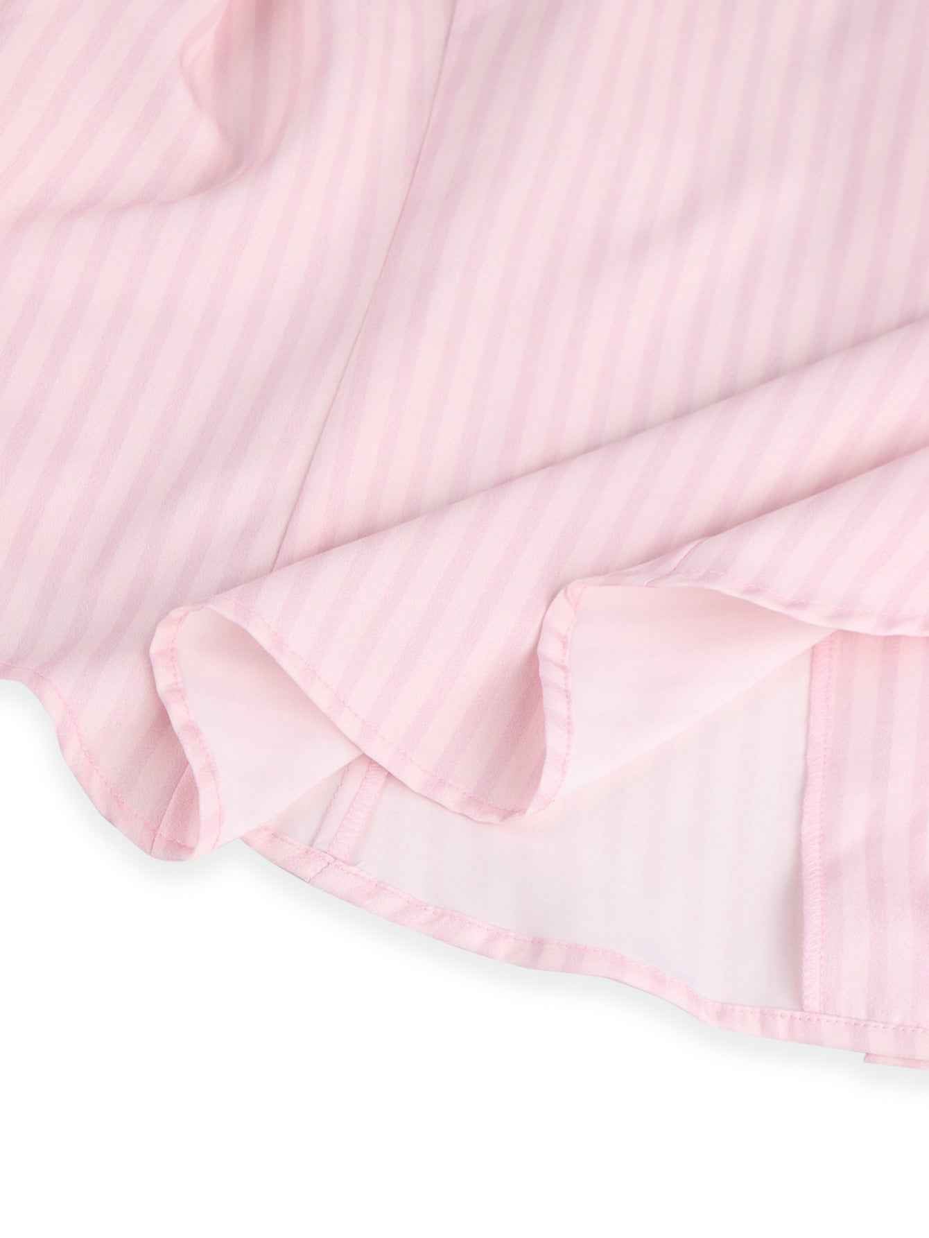 Slim Fit French Cinched Blouse Elegant Top