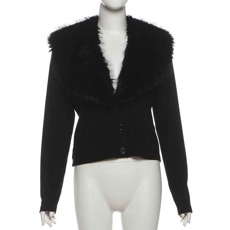 Furry Cardigan Jacket for Women