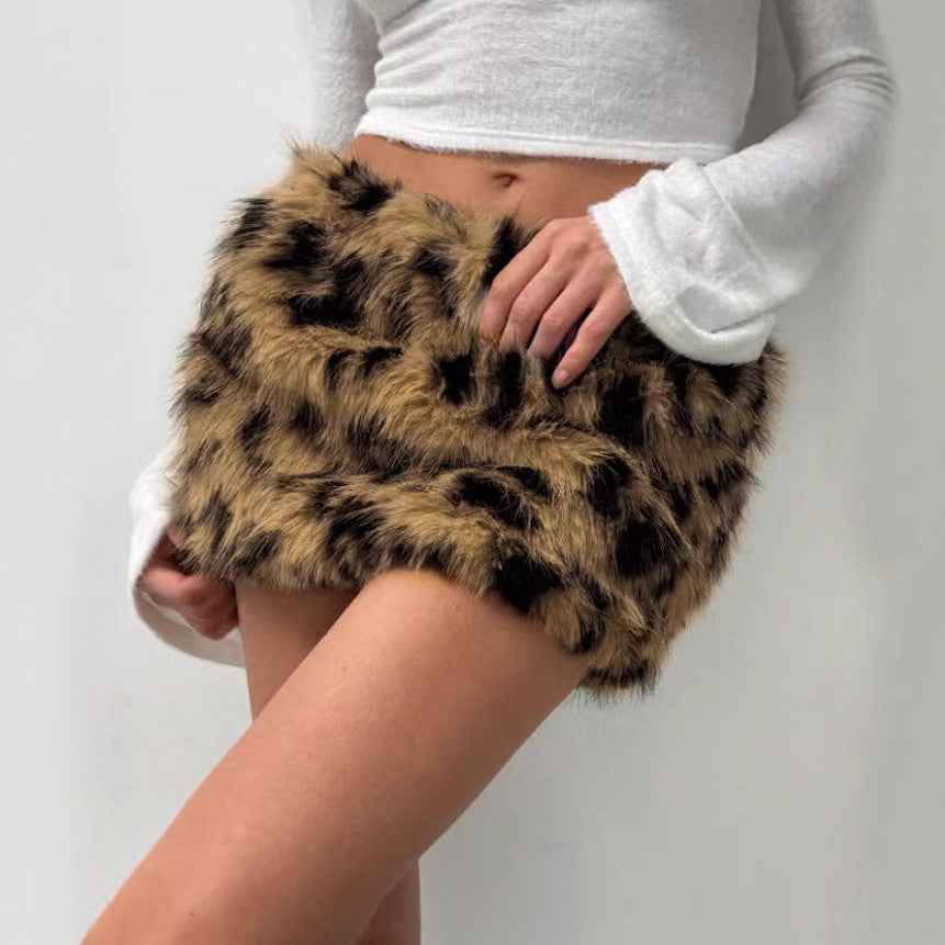 Authentic Premium Furry Skirt - Luxury Streetwear