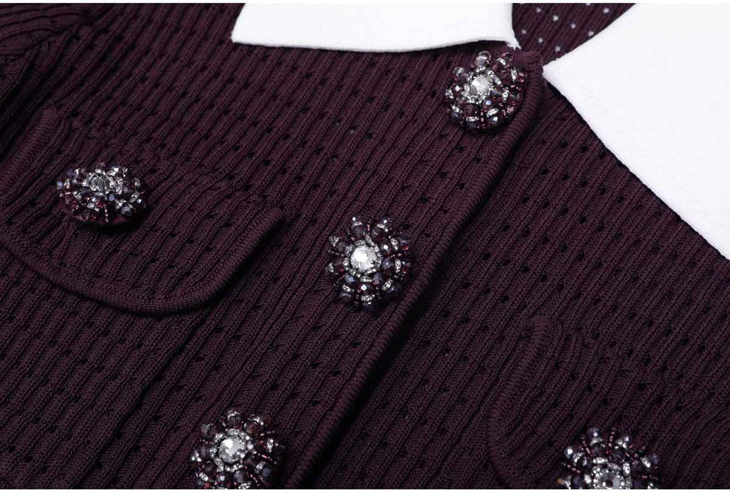 Knitted All Matching Women's Top Cardigan Sweater