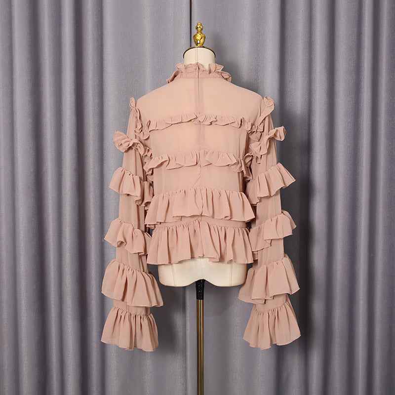 Comfortable Ruffled Blouse