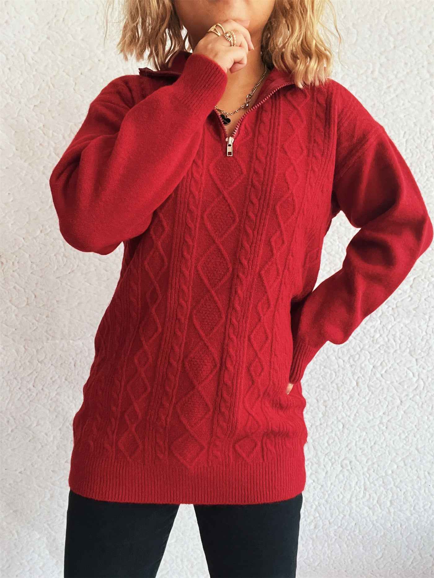 Casual Sweater Knitted Pullover