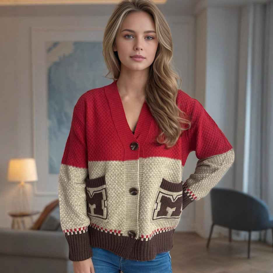 MUNSIEUR Knitted Cardigan Sweater
