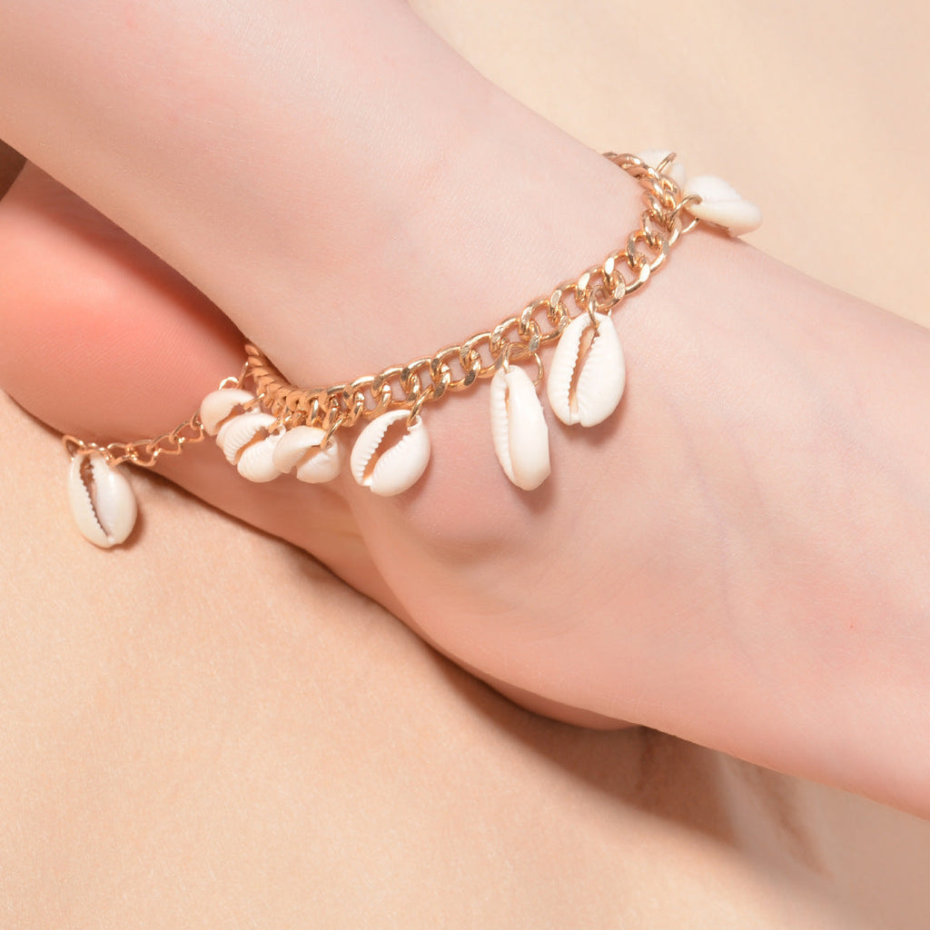 Sexy Slave Jewelry Foot Shell Anklet Chain