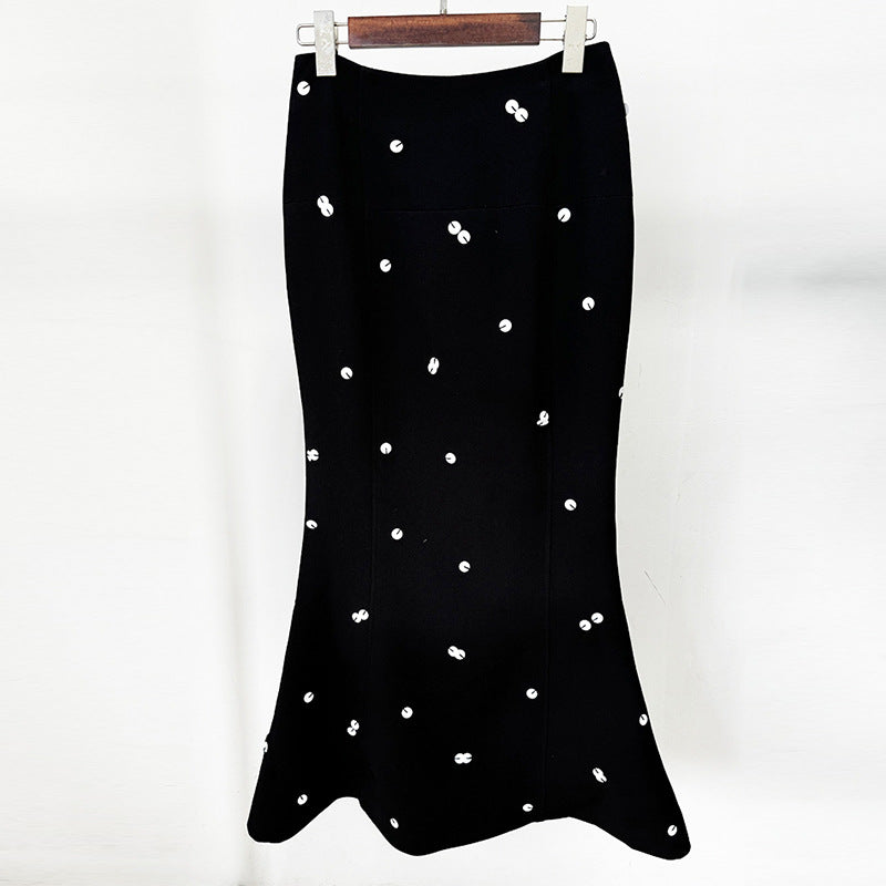 Women's Luxury Sequins Jacket + Skirt Set