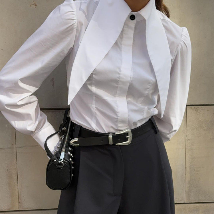 Long Sleeve Cardigan Blouse