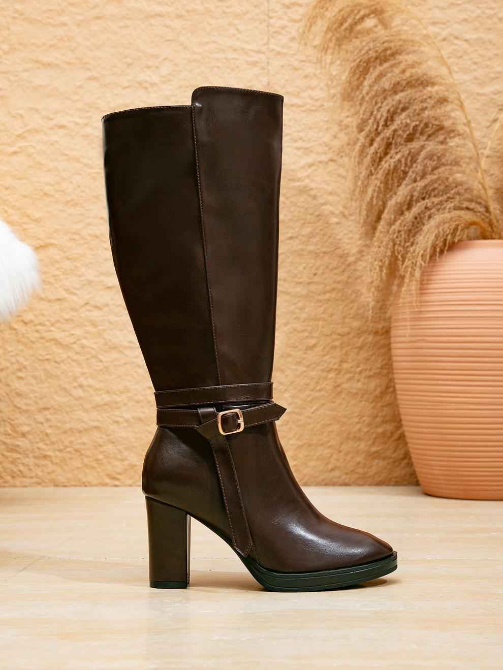 Boots Classic Party below the Knee Side Zipper