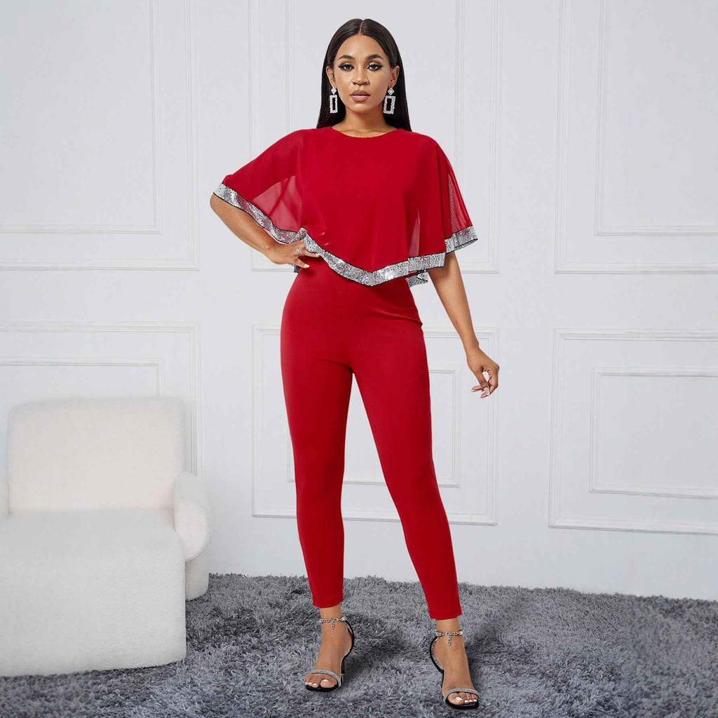 Sequ Stitching Jumpsuit