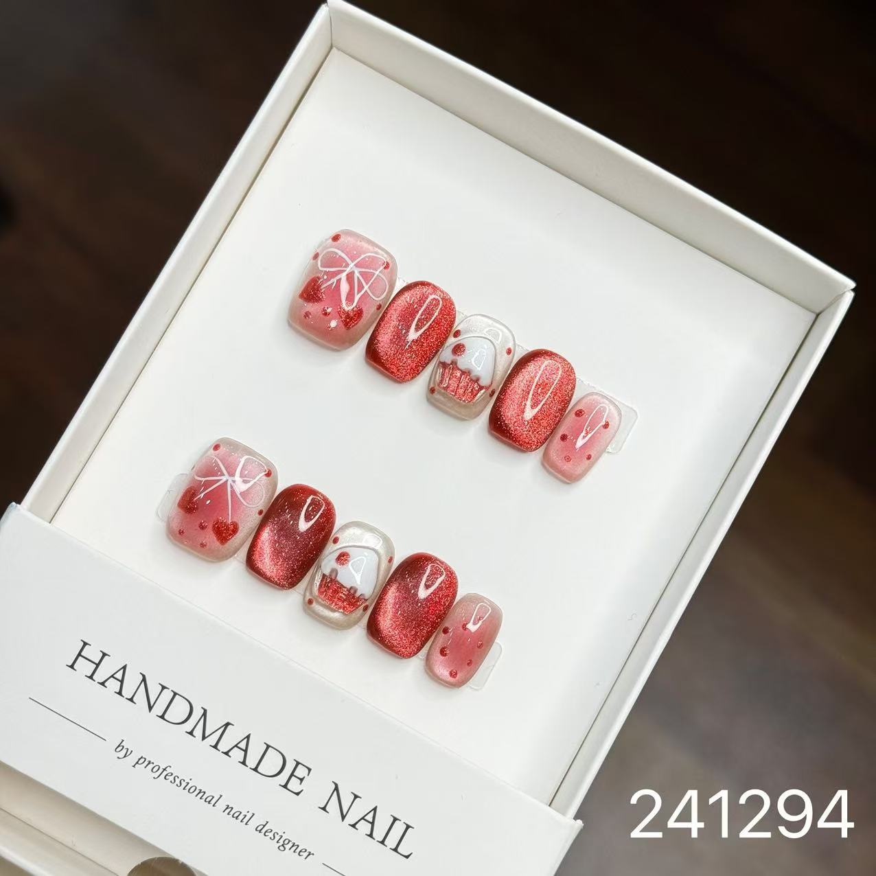 1030- Handmade press on nails fake nails removable