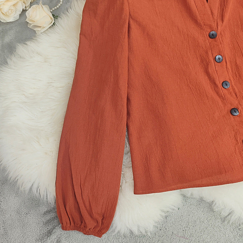 Loose Fit Women's Cotton Blouse