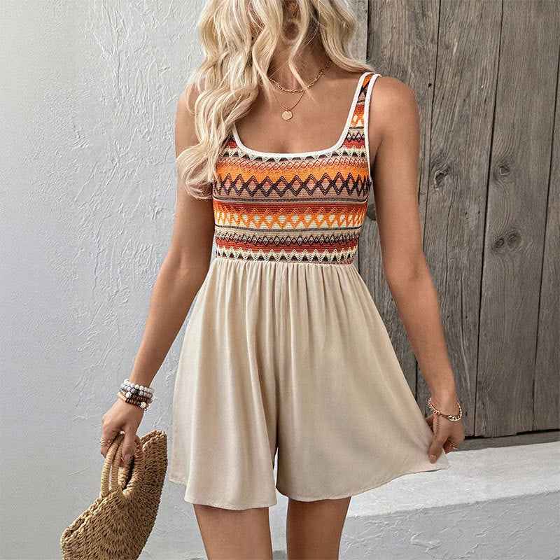 Romper Casual Vacation Sleeveless