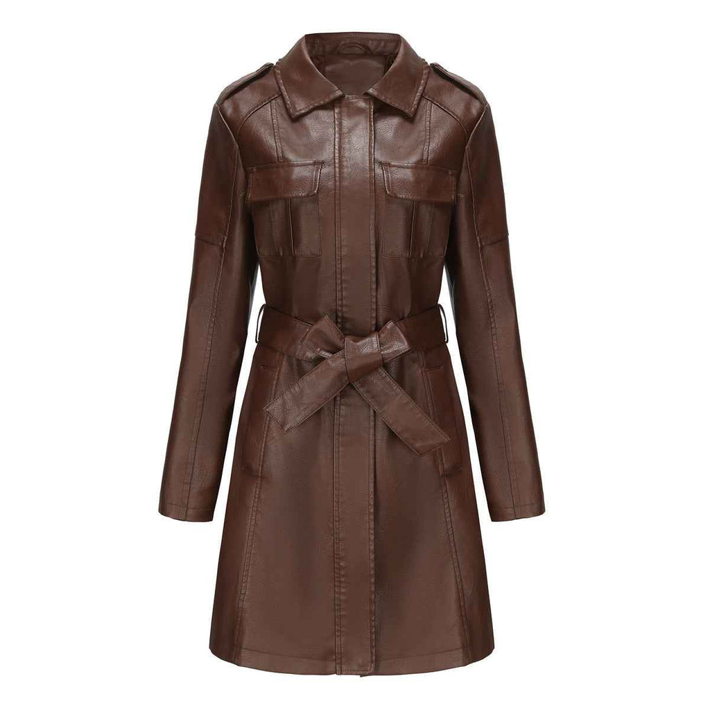 Mid Length Jacket Casual Women's Jackets
