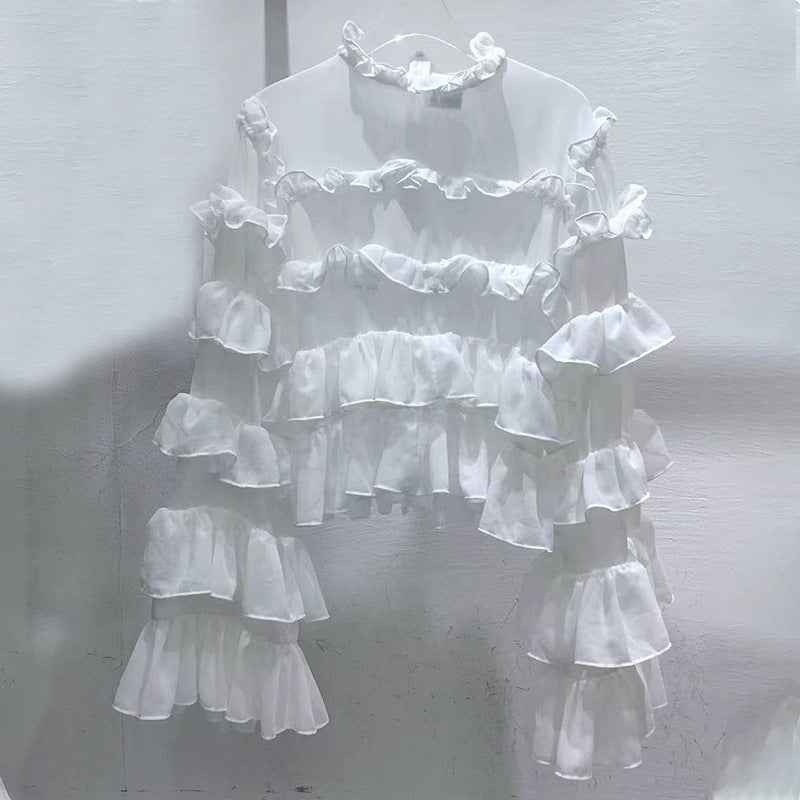 Comfortable Ruffled Blouse