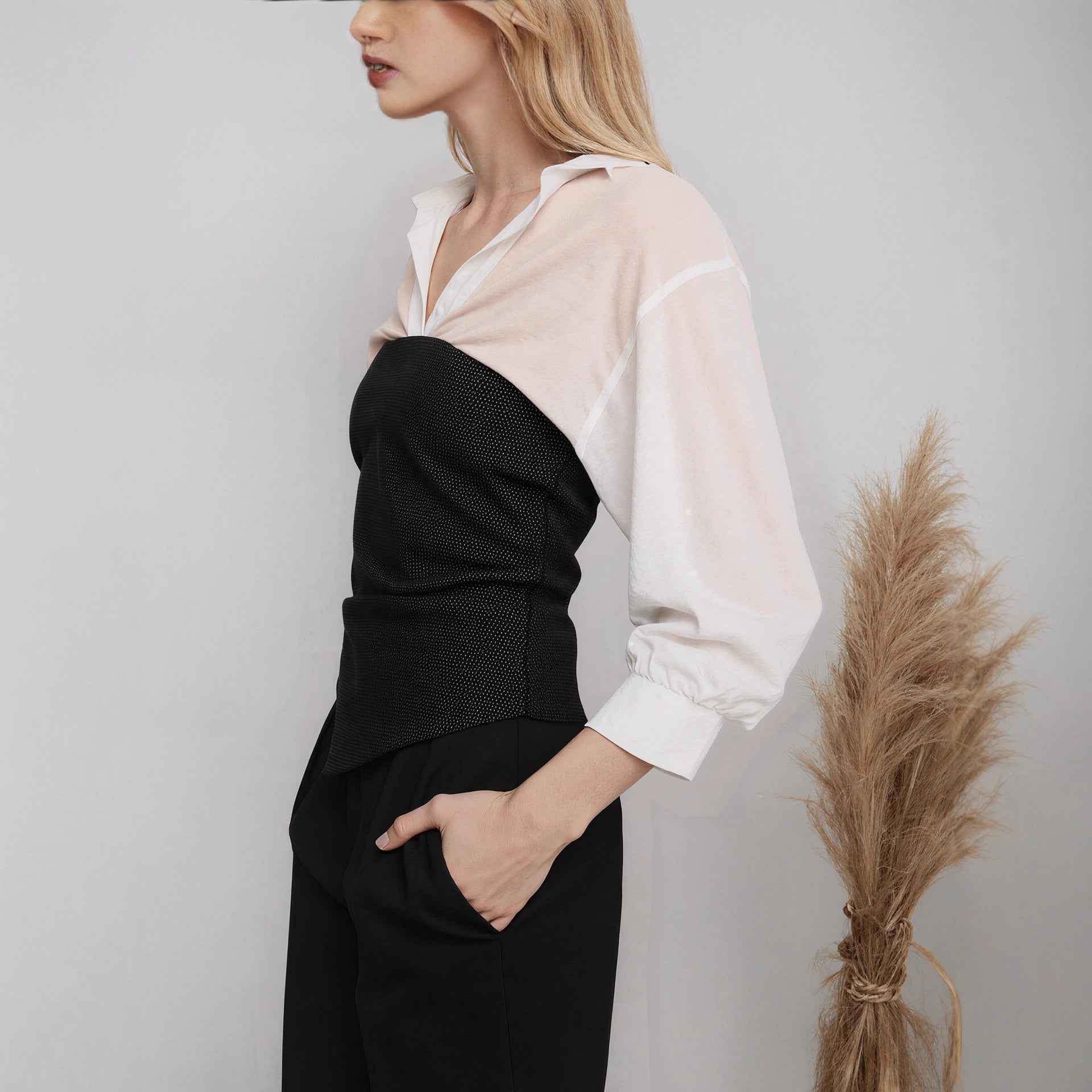 Three Quarter Sleeve Blouse