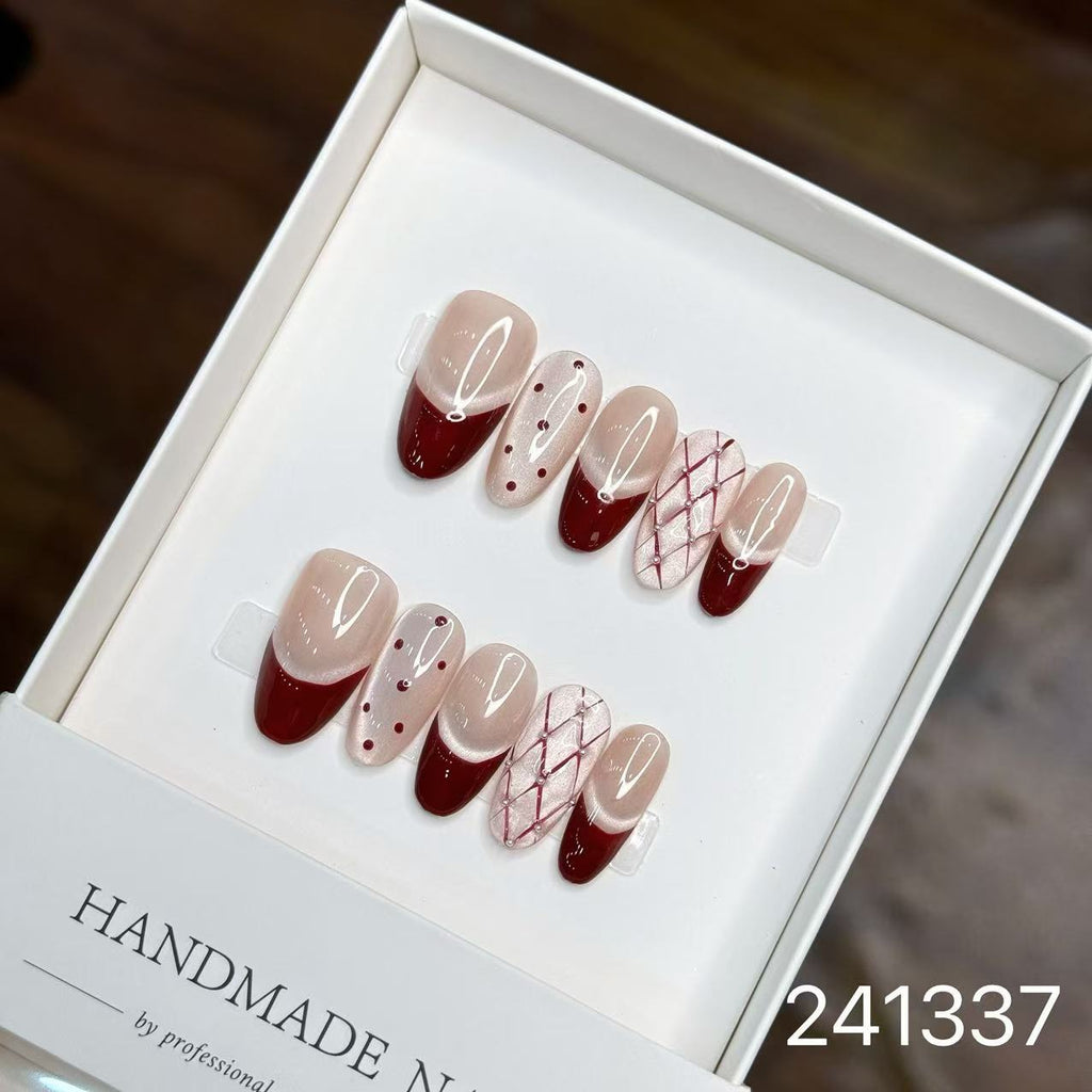 1031- Handmade press on nails fake nails removable