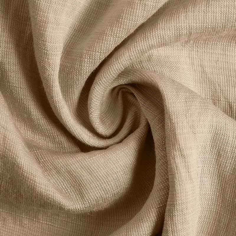 Boho Style Elastic Waistband Solid Color Wide Hem Skirt