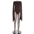 Solid Color Casual Slim Fitting Patchwork Jumpsuit
