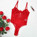 Cutout Mesh See through Lingerie Set