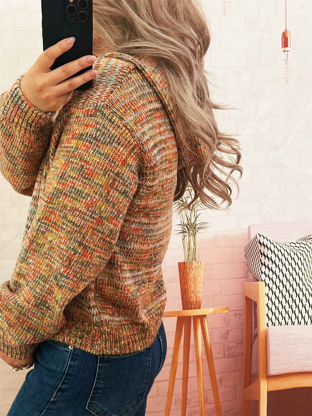 Knitted Cardigan Casual Loose Single Breasted Women Sweater
