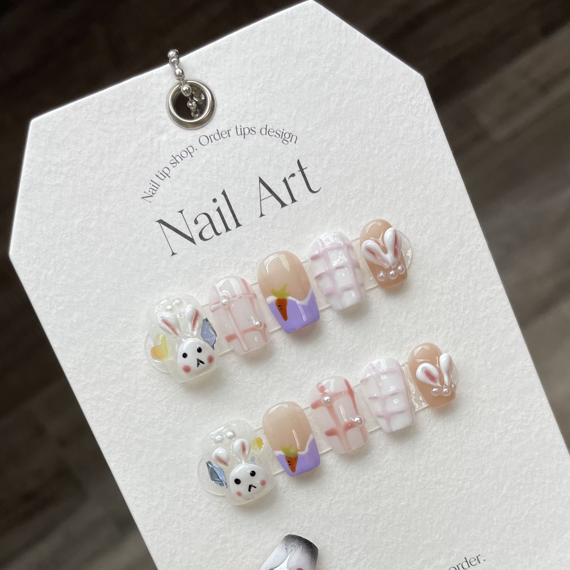 0938- Handmade press on nails fake nails removable